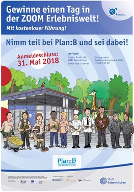 Plakat ZOOM und Plan:B